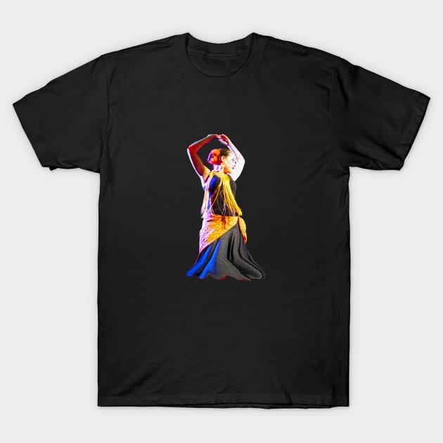 flamenco dancer T-Shirt by rickylabellevie